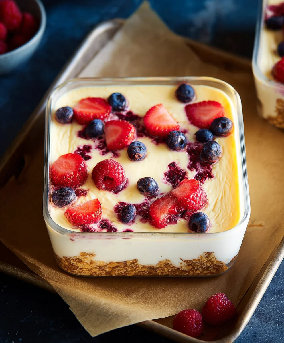 Easy Baked Yogurt - Creamy Delicious Dessert