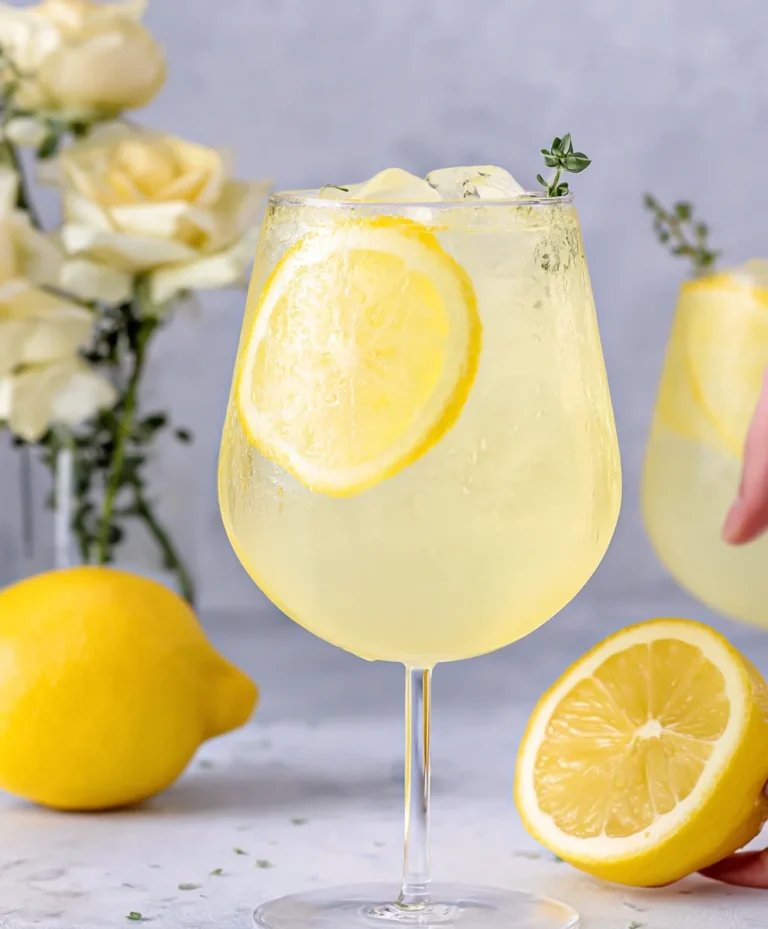 Non-Non-Non-Alcoholic Alternativeic Limoncello Spritz Refreshing Drink
