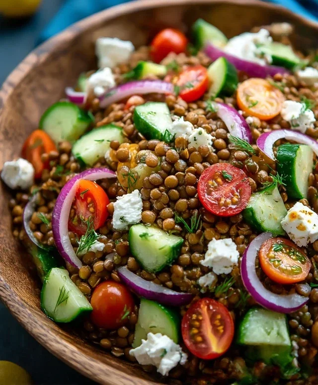 Mediterranean Lentil Salad
