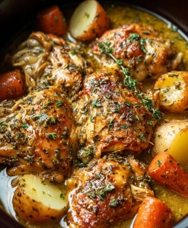 Garlic Butter Chicken Crockpot Recipe: 6-Hour Magic for Tender Bliss