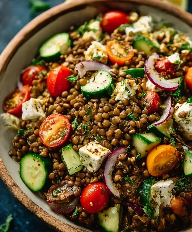 Mediterranean Lentil Salad