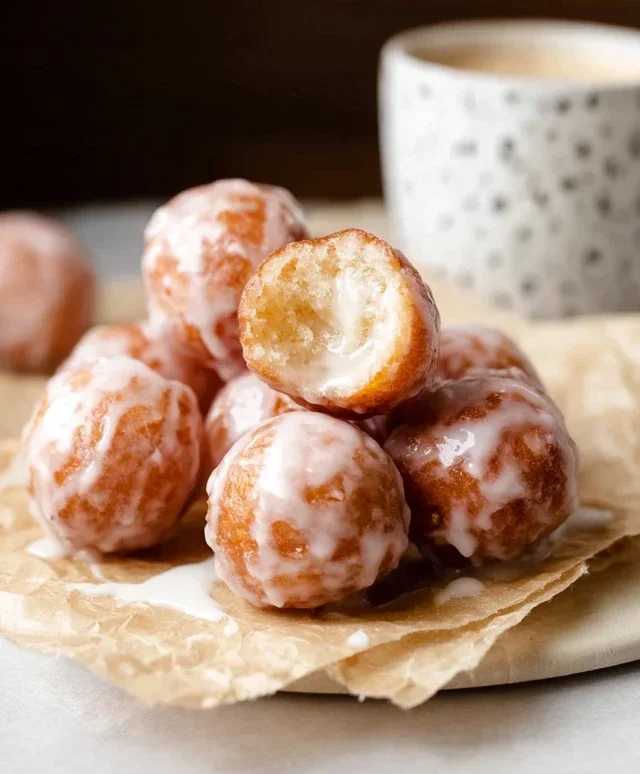Easy Keto Glazed Donut Balls