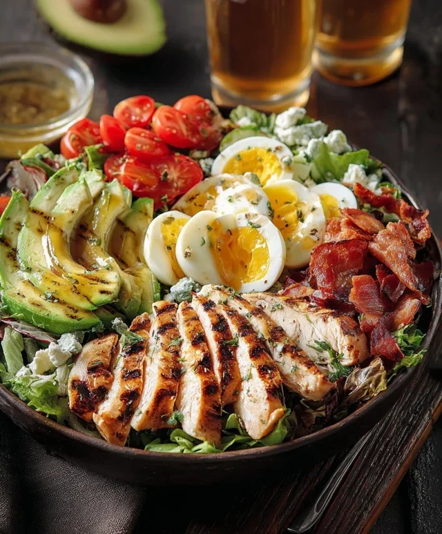 Pnon-non-non-alcoholic alternativeic non-alcoholic aleo Grilled Chicken Cobb Salad