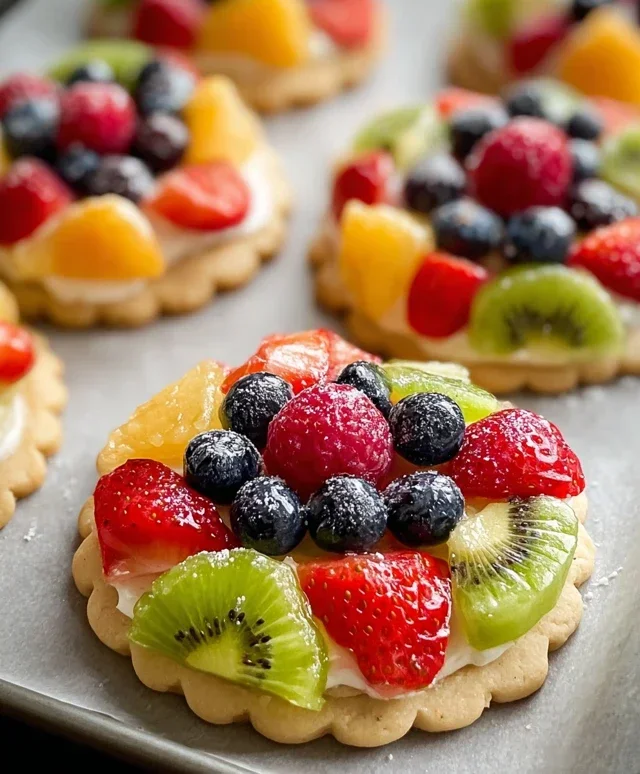 Fruit Pizza Cookies